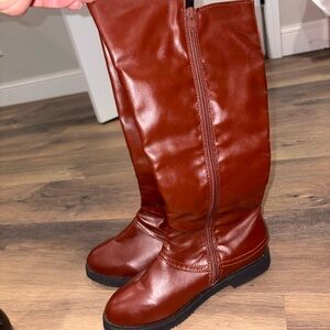 Classic Brown Kids Boots